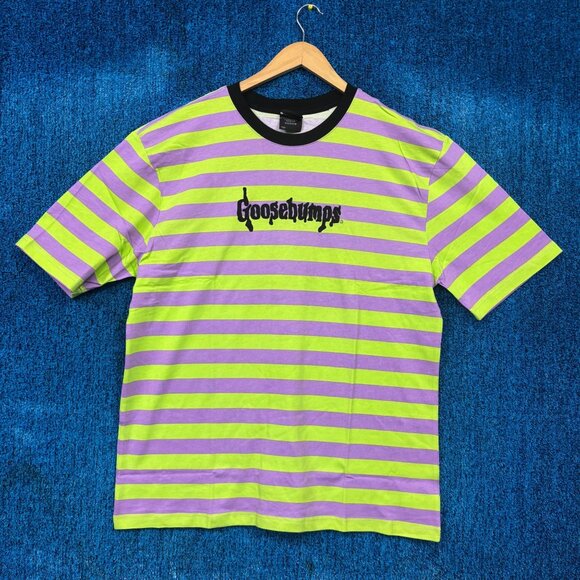 DUMBGOOD x Goosebumps RL Stine Horror Series Oversized Tee L - Picture 1 of 4
